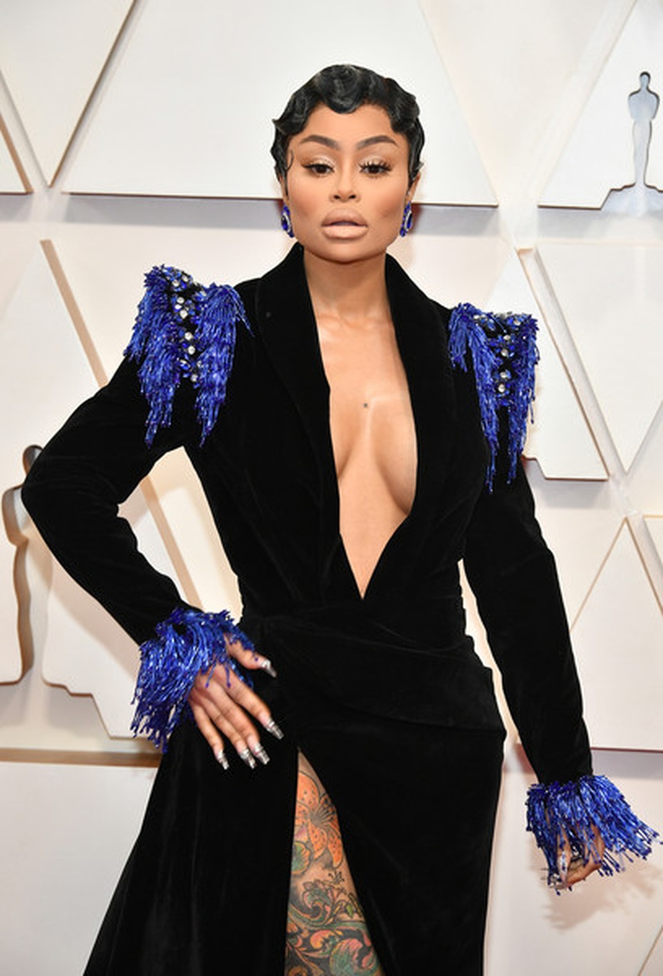 Vũ nữ thoát y Blac Chyna mặc táo bạo trên thảm đỏ Oscar - 6 Vũ nữ thoát y Blac Chyna mặc táo bạo trên thảm đỏ Oscar - 6
