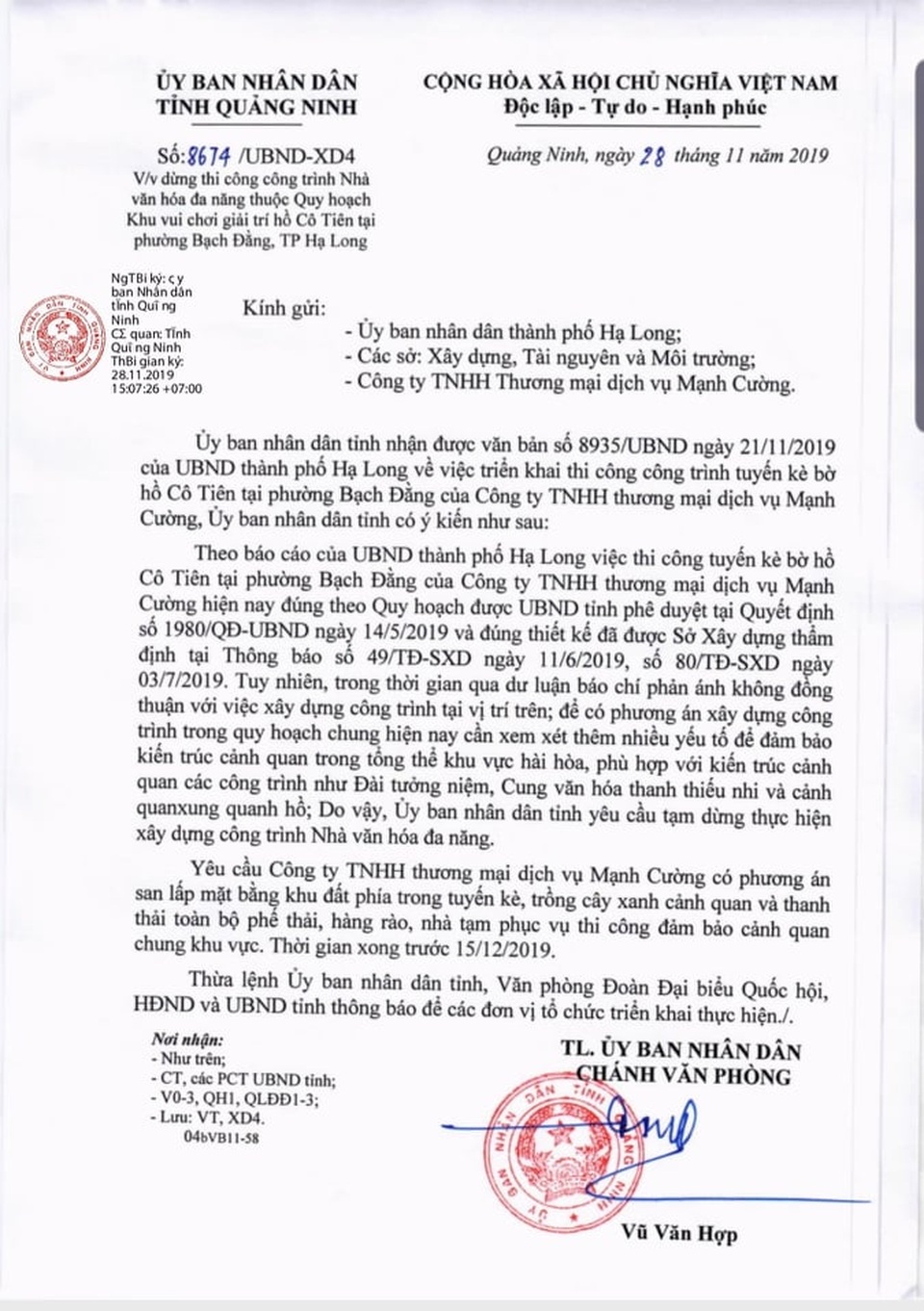 Tỉnh tạm dừng một dự án quy mô lớn do dư luận không đồng thuận - 6 Tỉnh tạm dừng một dự án quy mô lớn do dư luận không đồng thuận - 6