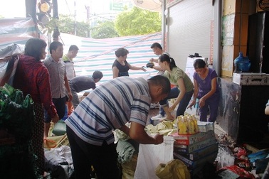 Cửa hàng tạp hóa 3 tầng cháy rụi trong ngày 2/9