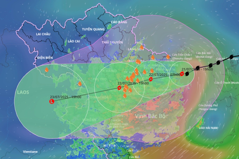 Bão Wipha tăng một cấp, hướng vào các tỉnh Quảng Ninh - Thanh Hóa - 1 Bão Wipha tăng một cấp, hướng vào các tỉnh Quảng Ninh – Thanh Hóa