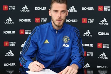 De Gea ký hợp đồng với mức lương “khủng” tại Man Utd