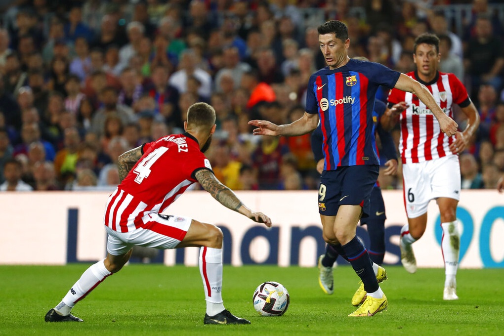Lewandowski lập công, Barcelona thắng đậm Bilbao - 3 Lewandowski lập công, Barcelona thắng đậm Bilbao - 3