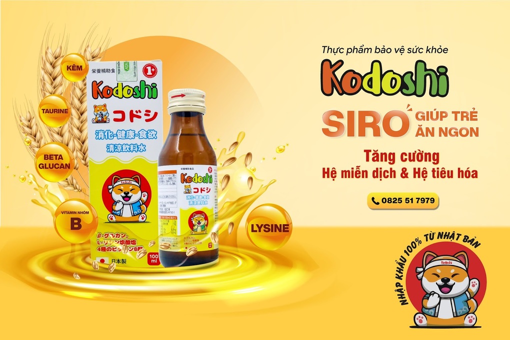 Siro Kodoshi từ Nhật Bản dành cho trẻ biếng ăn, sức đề kháng kém - 2 Siro Kodoshi từ Nhật Bản dành cho trẻ biếng ăn, sức đề kháng kém - 2