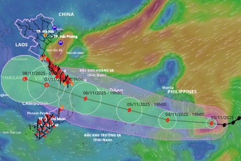 Bão Kalmaegi liên tục tăng cấp, dự báo các địa phương bị ảnh hưởng