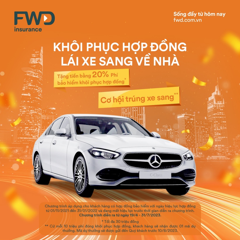 Nhiều ưu đãi khi khách hàng khôi phục hợp đồng bảo hiểm tại FWD - 2 Nhiều ưu đãi khi khách hàng khôi phục hợp đồng bảo hiểm tại FWD - 2