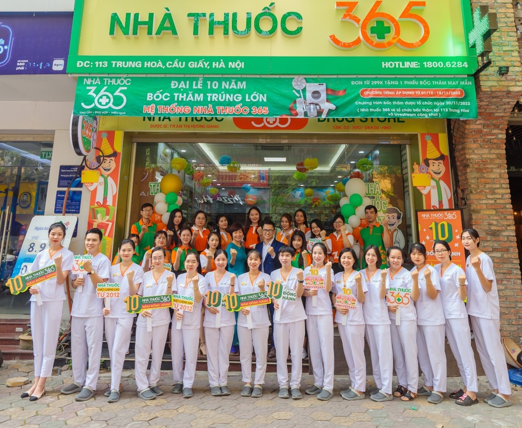 Nhà thuốc 365 - 10 năm đồng hành chăm sóc sức khỏe người Việt - 1 Nhà thuốc 365 - 10 năm đồng hành chăm sóc sức khỏe người Việt - 1