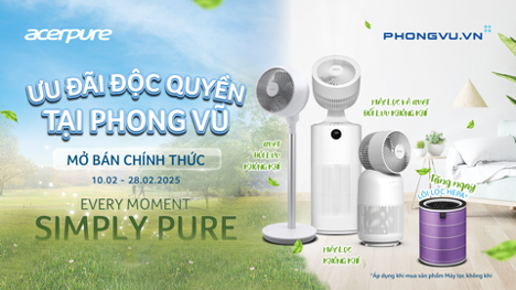 Acerpure mở bán tại Việt Nam cùng ưu đãi hấp dẫn tại Phong Vũ - 4