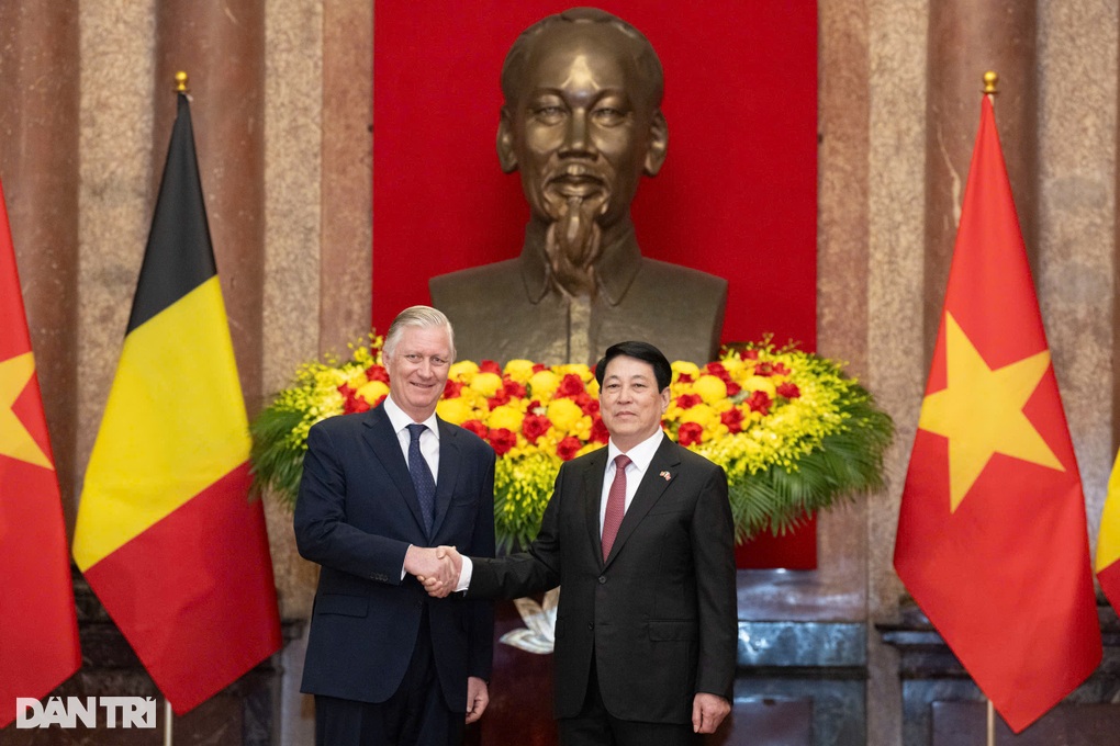 Chủ tịch nước Lương Cường chủ trì lễ đón Nhà vua Bỉ Philippe - 2 Chủ tịch nước Lương Cường chủ trì lễ đón Nhà vua Bỉ Philippe - 2