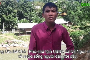 Ông Lầu Bá Chỏ - Phó chủ tịch UBND xã Na Ngoi chia sẻ về cuộc sống nơi đây.