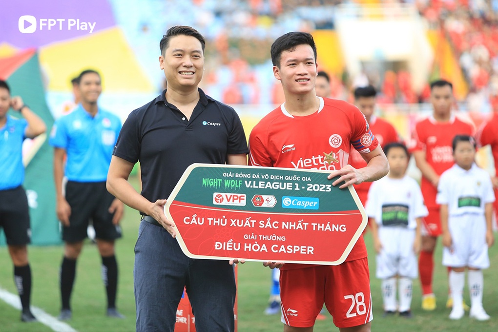 VPF và Casper Việt Nam công bố giải thưởng V.League tháng 8: Viettel FC thắng áp đảo - 3