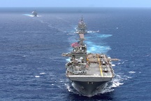 Hải quân Mỹ tập trận rầm rộ trên Biển Đông