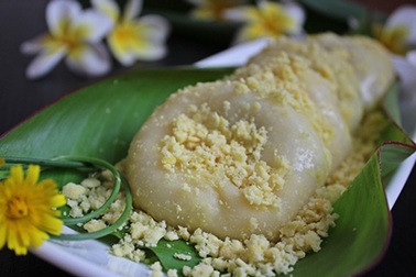 Thưởng thức bánh dầy, chè kho trong lễ Tịch Điền