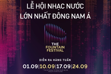 Chuỗi sự kiện "Lễ hội Nhạc nước lớn nhất Đông Nam Á" sắp "đổ bộ" TPHCM