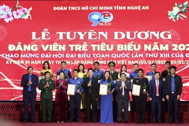 Tuyên dương Đảng viên trẻ tỉnh Nghệ An