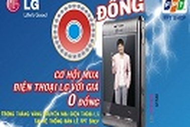 Mua điện thoại LG với giá 0 VNĐ tại FPT Shop