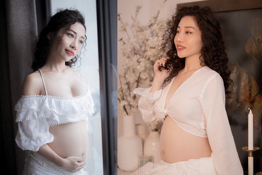 Hằng Bingboong khoe ảnh bầu 6 tháng