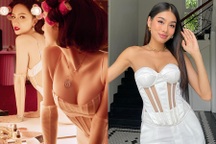 Hương Giang và dàn sao nữ ưa chuộng kiểu áo tôn eo thon