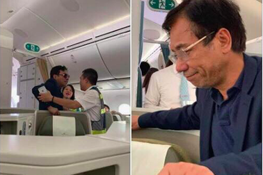 "Đại gia" sàm sỡ phụ nữ trên máy bay làm việc với cơ quan chức năng