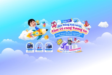 Sân chơi tiếng Anh cho trẻ 3-8 tuổi, giải thưởng đến 100 triệu đồng