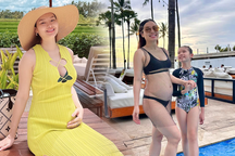 Phương Trinh Jolie phản hồi chuyện bầu "vượt mặt" vẫn vi vu xuất ngoại