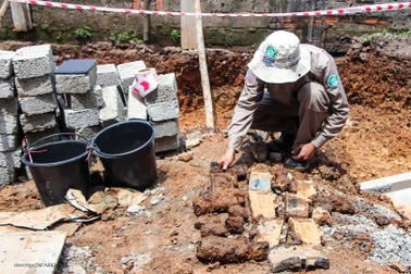 Phát hiện 22 vật liệu nổ cùng 350 viên đạn khi đào móng nhà