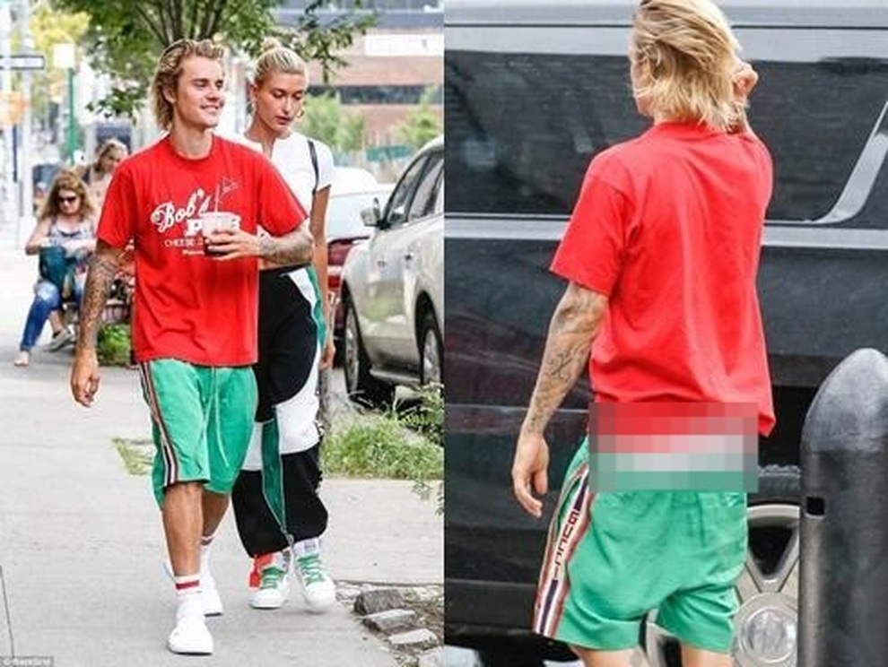 Những pha diện đồ luộm thuộm khó đỡ của Justin Bieber - 13 Những pha diện đồ luộm thuộm khó đỡ của Justin Bieber - 13
