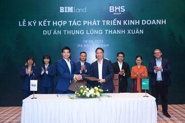 BIM Land hợp tác BHS Group phát triển kinh doanh thành phố thượng lưu trong lòng thung lũng