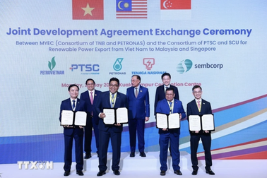 Việt Nam thỏa thuận xuất khẩu điện năng lượng tái tạo sang Malaysia và Singapore