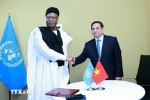 Thủ tướng Phạm Minh Chính gặp Chủ tịch Đại hội đồng Liên hợp quốc