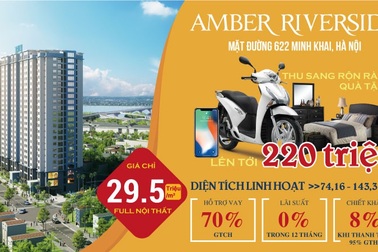 Thu sang rộn ràng quà tặng khi mua căn hộ Amber Riverside