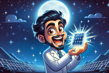 Tấm pin mặt trời thu năng lượng vô hình trong đêm để sản xuất điện