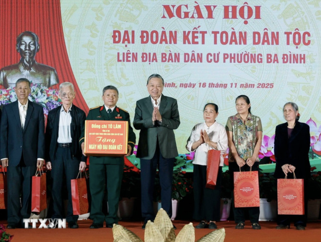 Hà Nội: Tổng Bí thư Tô Lâm dự Ngày hội Đại đoàn kết dân tộc phường Ba Đình - 2