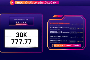 Người chốt giá hơn 9,3 tỷ đồng biển ngũ quý 7 Hà Nội đã bỏ cọc