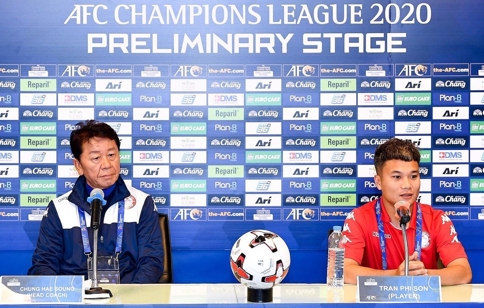 HLV Chung Hae Seong của CLB TPHCM đánh giá cao Buriram United - 1 HLV Chung Hae Seong của CLB TPHCM đánh giá cao Buriram United - 1