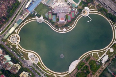 Toàn cảnh "lá phổi xanh" 130.000 m2 mới hoạt động ở Hà Nội