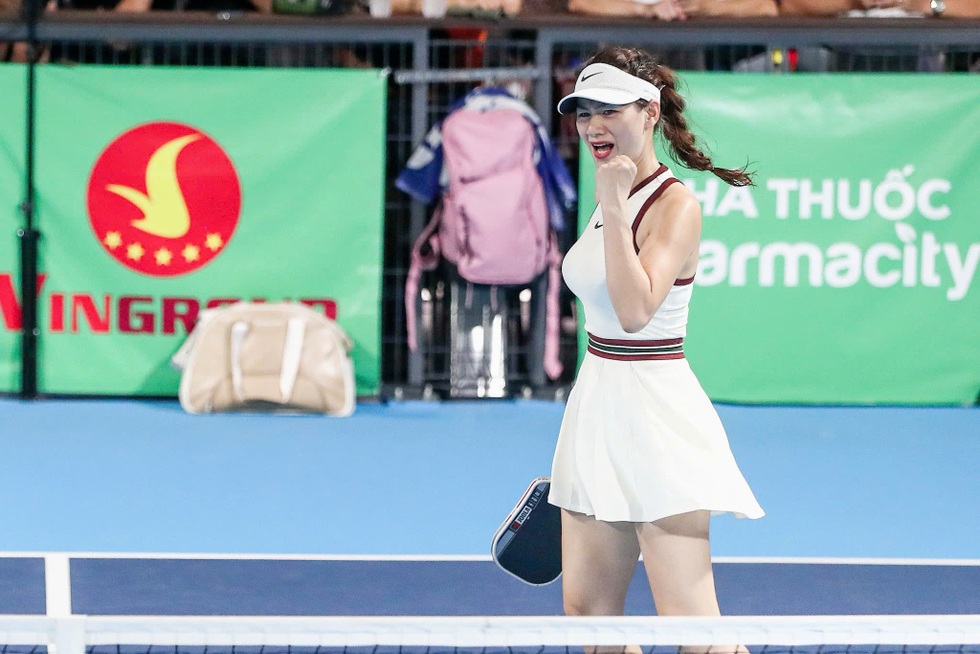 VĐV tài năng, xinh đẹp tiết lộ bí quyết vô địch giải pickleball Dân trí - 3 VĐV tài năng, xinh đẹp tiết lộ bí quyết vô địch giải pickleball Dân trí - 3