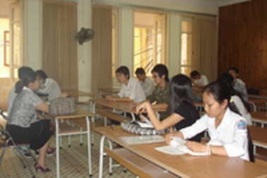 Tổ chức thi lại cho một thí sinh bị mất bài thi