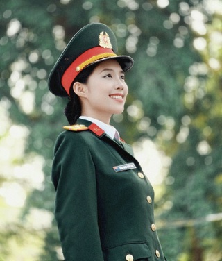 Nhan sắc Thiếu úy quân nhân 22 tuổi gây chú ý tại cuộc thi Hoa hậu Việt Nam - 3