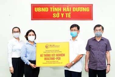 “Bầu Hiển" tiếp tục tiếp sức Hải Dương chống dịch