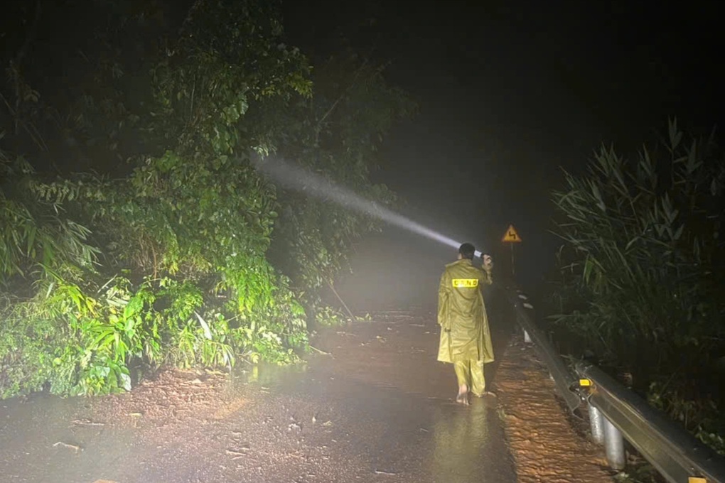 Đèo nối Đà Lạt với TPHCM sạt lở giữa đêm, giao thông chia cắt - 2 Đèo nối Đà Lạt với TPHCM sạt lở giữa đêm, giao thông chia cắt - 2