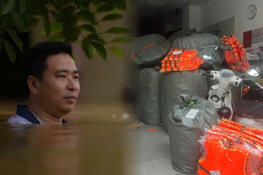 Người dân TPHCM tập kết áo phao, lương khô "đi bay" ra Bắc cứu trợ vùng lũ