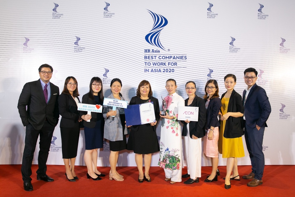 AEON Việt Nam hai năm liên tiếp đạt giải “Nơi làm việc tốt nhất Châu Á” - 3 AEON Việt Nam hai năm liên tiếp đạt giải “Nơi làm việc tốt nhất Châu Á” - 3