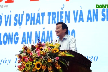 Long An tri ân doanh nghiệp hỗ trợ an sinh xã hội.