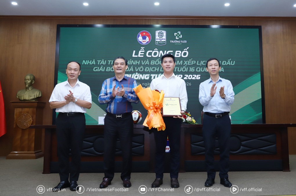 Bốc thăm giải bóng đá vô địch lứa tuổi 16 quốc gia 2026 - 1
