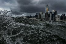 Bão Talim đổ bộ, chứng khoán Hong Kong phải hoãn giao dịch