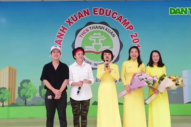 Quang Anh, Bảo Hân tiết lộ nhiều bí mật thú vị với học sinh THCS Thanh Xuân