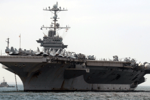 Tàu sân bay Mỹ đến Philippines sẵn sàng tham gia cứu trợ