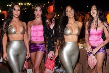 Con gái của Madonna bất ngờ xuất hiện gợi cảm bên Kim Kardashian