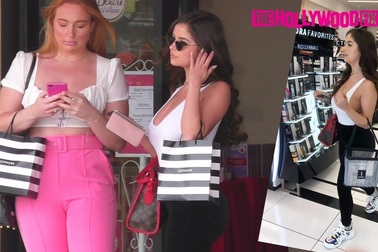 Demi Rose ra phố cùng bạn