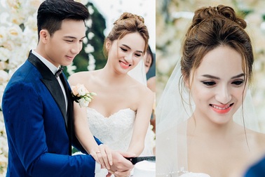 Choáng với hình ảnh Hương Giang Idol lộng lẫy trong ngày cưới